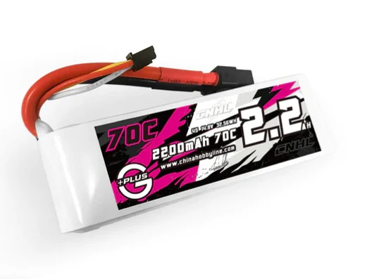 CNHL G+Plus 4S 2200mAh 14,8V 70C XT60 (2 Stück) Lipo Akku