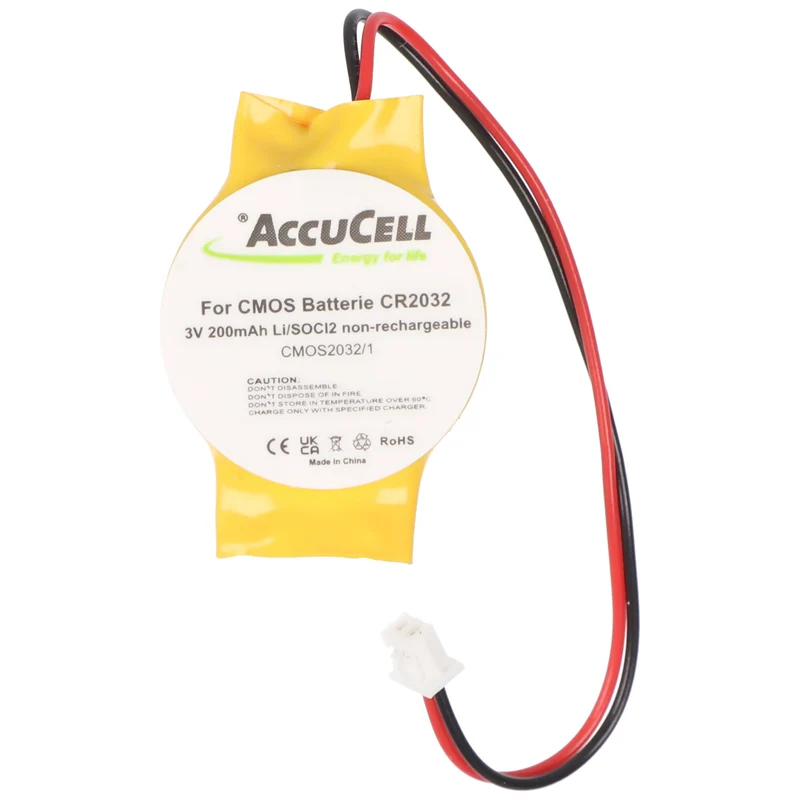 CMOS CR2032 Lithium Batterie Molex-51021-2P-100 Stecker