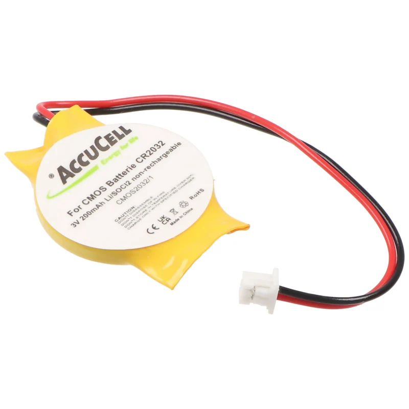 CMOS CR2032 Lithium Batterie Molex-51021-2P-100 Stecker