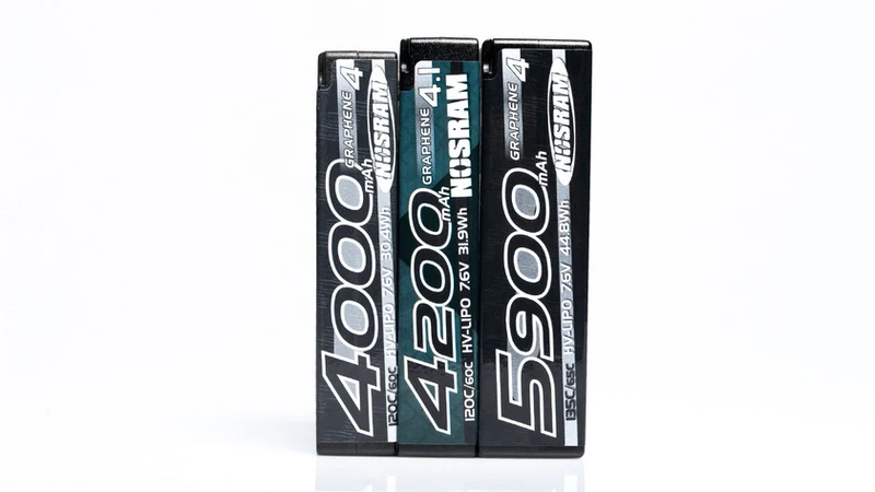 NOSRAM HV Hyper LCG Shorty Graphene-4.1 2S 4200mAh Hardcase 7.6V LiPo 120C/60C