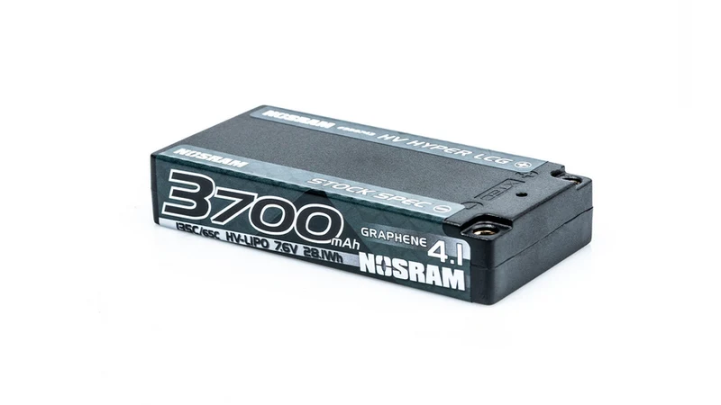 NOSRAM HV Hyper LCG Stock Shorty GRAPHENE-4.1 2S 3700mAh Hardcase 7.6V 135C/65C