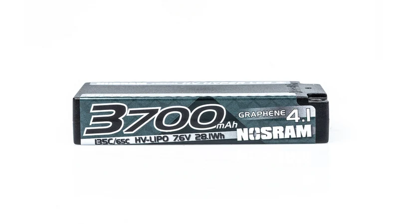 NOSRAM HV Hyper LCG Stock Shorty GRAPHENE-4.1 2S 3700mAh Hardcase 7.6V 135C/65C