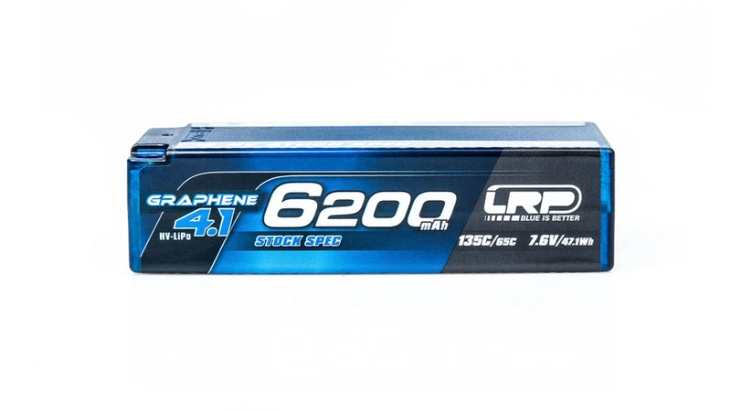 LRP HV Stock Spec Shorty GRAPHENE-4.1 2S 6200mAh Hardcase 7.6V 135C/65C