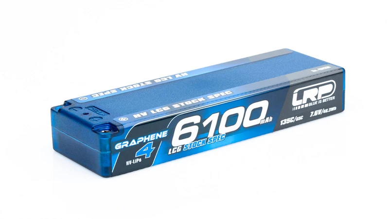 LRP HV LCG Stock Spec GRAPHENE-4 2S 6100mAh Hardcase 7.6V 135C/65C