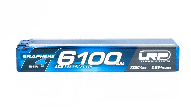 LRP HV LCG Stock Spec GRAPHENE-4 2S 6100mAh Hardcase 7.6V 135C/65C