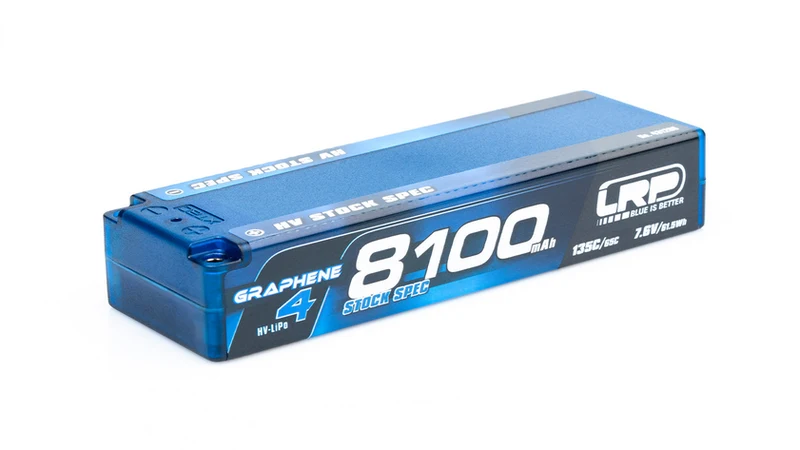 LRP HV Stock Spec GRAPHENE-4 2S 8100mAh Hardcase 7.6V 135C/65C
