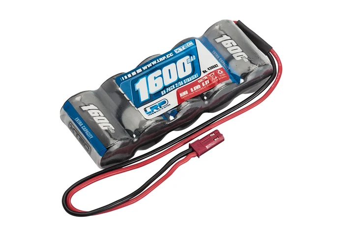LRP XTEC RX-pack Straight 2/3A NiMH BEC 6.0V 1600mAh