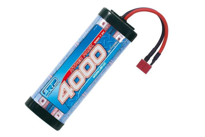 LRP Hyper Pack 4000mAh 7.2V 6-Zellen US-style Stecker NiMH