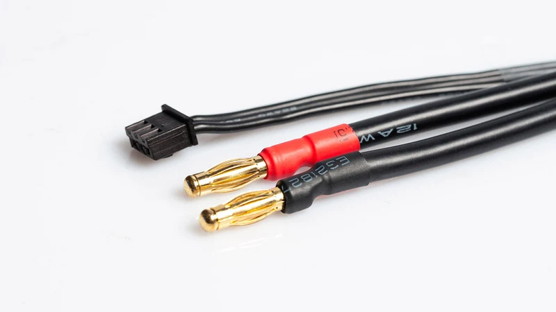 LRP 2S-Ladekabel 35cm 4mm XH to 4/5mm, 2mm