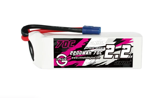CNHL G+Plus 6S 2200mAh 22,2V 70C EC3 Lipo Akku