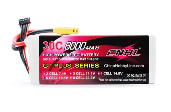 CNHL 5S 8000mAh 18,5V 30C XT90 Lipo Akku