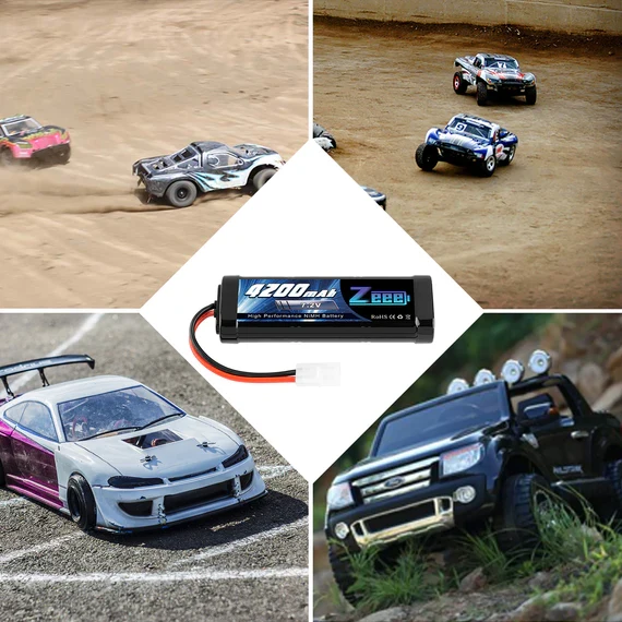Zeee 7,2 V 4200mAh NiMH-Akku Tamiya (2 Stück)