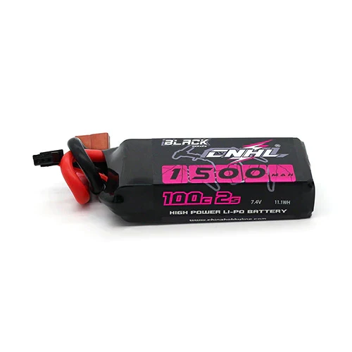 CNHL Black Series 2S 1500mAh 7,4V 100C T/Dean Lipo Akku (2 St.)
