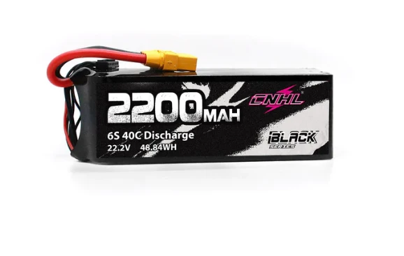 CNHL Black Series 6S 2200mAh 22,2V 40C XT60 Lipo Akku