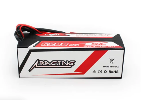CNHL Racing Series 4S 6200mAh 14,8V 100C Hardcase Lipo Akku T/Dean