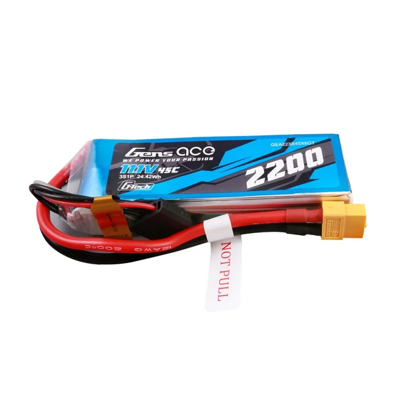 Gens Ace G-Tech 3S 2200mAh 11,1V 45C 3S1P Lipo XT60