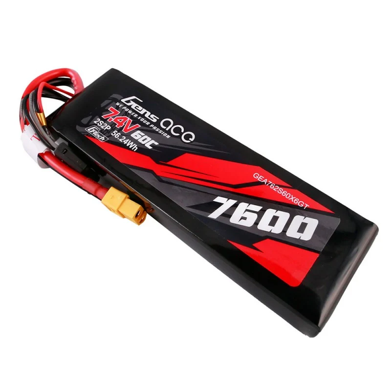 Gens Ace G-Tech 2S 7600mAh 7,4V 60C 2S2P Lipo XT60