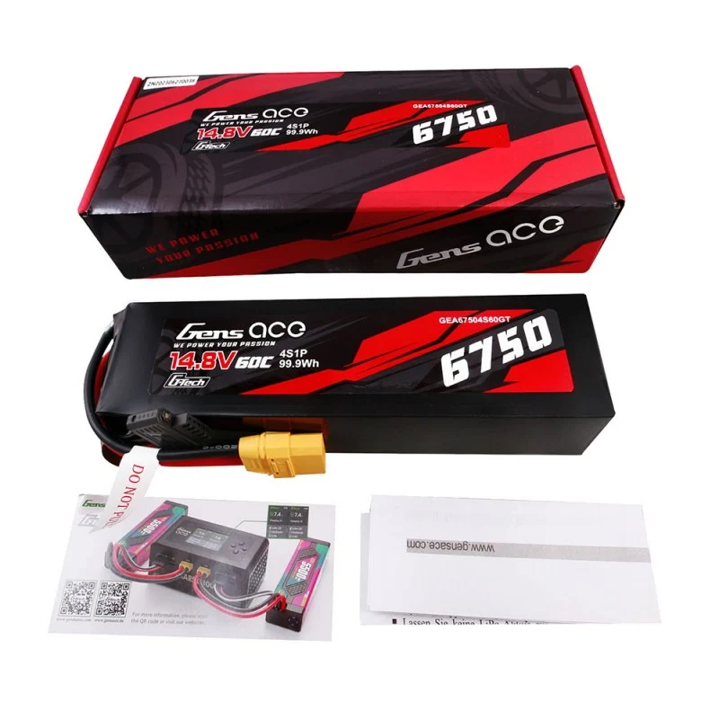 Gens Ace G-Tech 4S 6750mAh 14,8V 60C 4S1P XT90