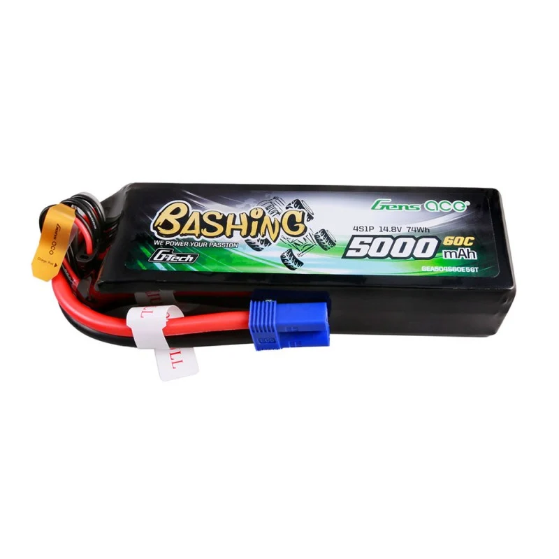 Gens Ace G-Tech 4S 5000mAh 14,8V 4S1P 60C Lipo EC5