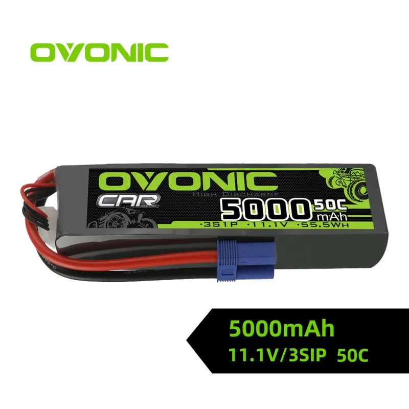 Ovonic 3S 5000mAh 50C 11,1V LiPo EC5