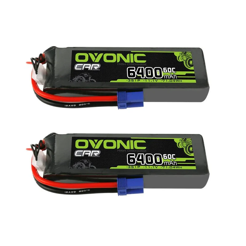 Ovonic 3S 6400mAh 60C 11,1 V LiPo-Akku EC5-Stecker (2 St.)