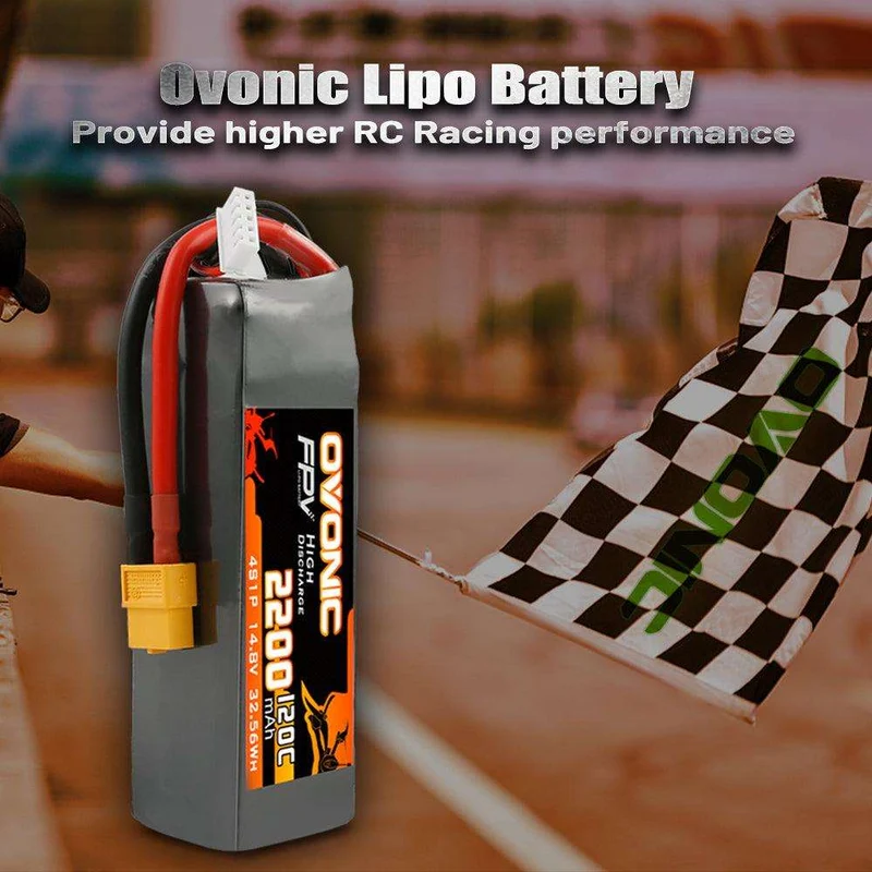 Ovonic 4S 2200mAh 120C 14,8V XT60 LiPo Akku (2 St.)