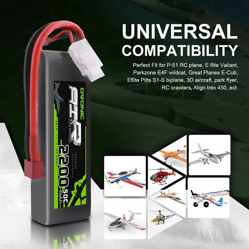 Ovonic 3S 2200mAh 50C Deans (2 St.)