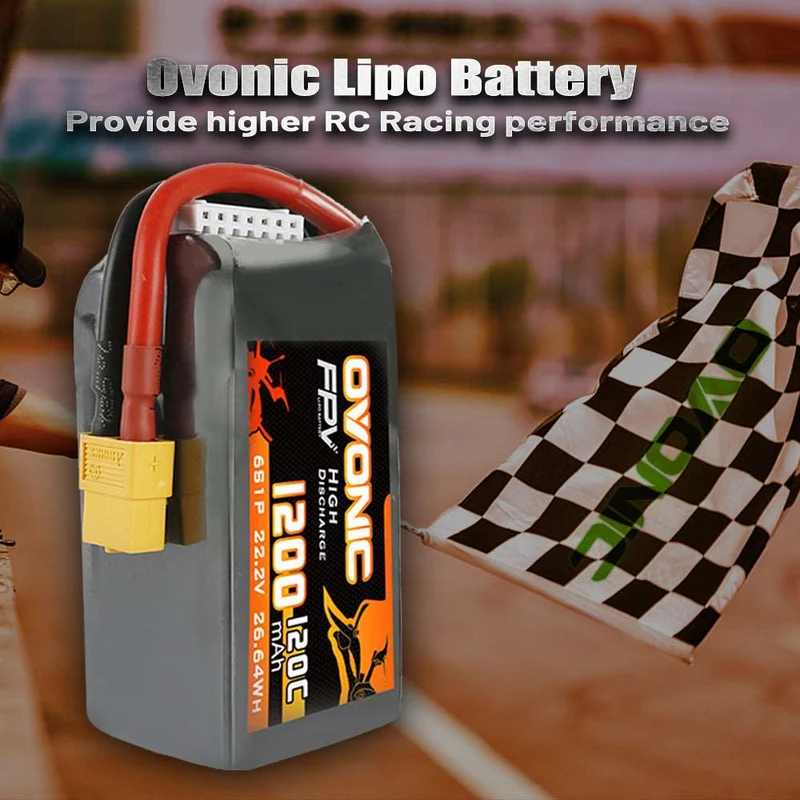 Ovonic 6S 1200mAh 120C 22.2V XT60 LiPo Akku