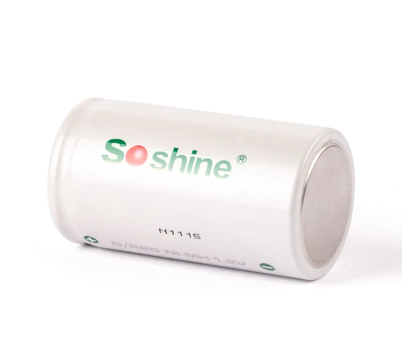 Soshine D/R20 wieder aufladbarer NiMH-Akku mit 11000mAh