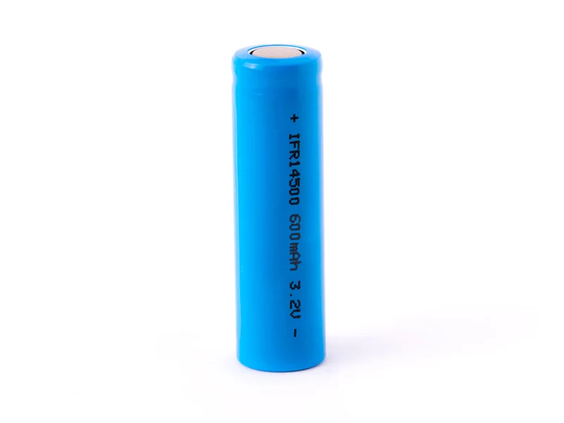 Cottcell IFR 14500 AA - 600mAh 3,2V LiFePo4 Akku (Flat Top) ungeschützt