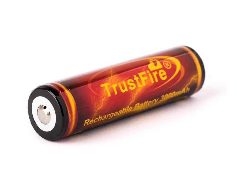 Trustfire 18650 3000mAh 3,6V - 3,7V geschützter Li-Ion-Akku (Flame)
