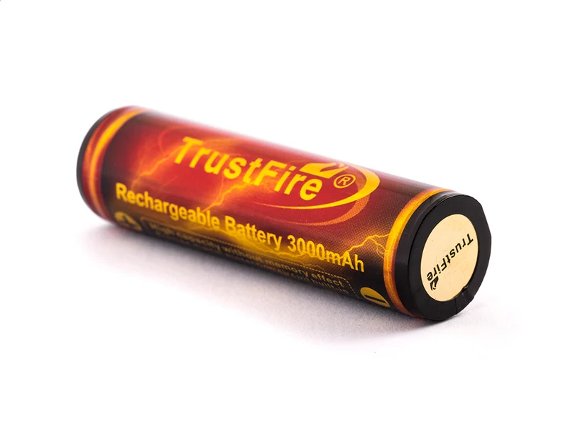 Trustfire 18650 3000mAh 3,6V - 3,7V geschützter Li-Ion-Akku (Flame)