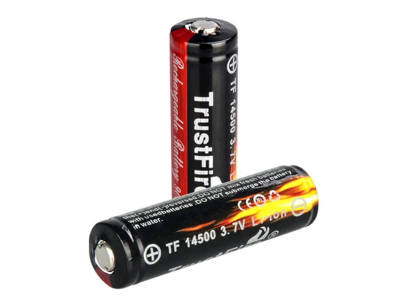 Trustfire 14500 900mAh 3,7V geschützte Li-Ion-Zelle