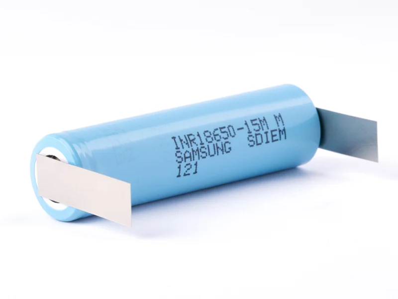 Samsung INR 18650 15M 1500mAh 3,7V Powertoolzelle + Lötfahne U