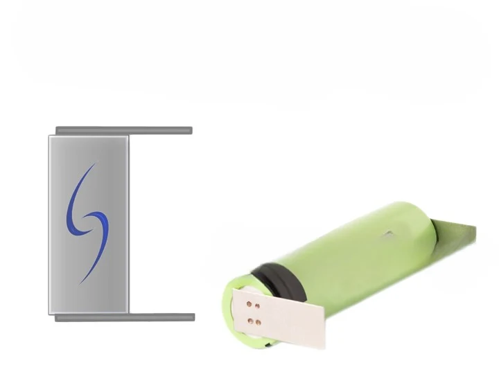 KP-26350-2000mAh Li-Ionen-Akku 3,6V - 3,7V mit 2200mAh (flache Pluspol)