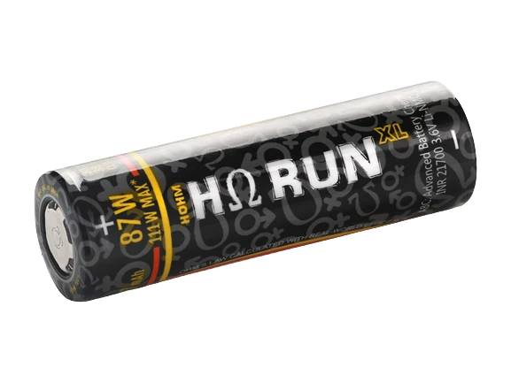 HohmTech RunXL 21700 4007mAh max. *38,6A Lithium-Ionen-Akku NMC, 3,6V - 3,7V
