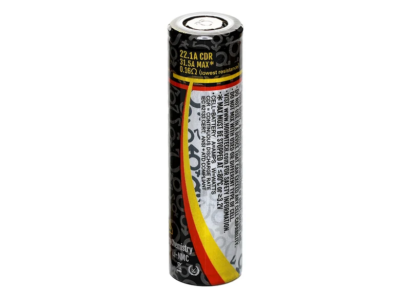 HohmTech Life4 18650 3015mAh max. 31,5A Lithium-Ionen-Akku NMC, 3,6V - 3,7V