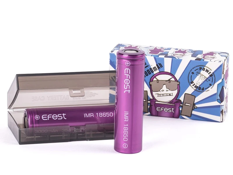 Efest Purple IMR 18650 3000mAh 3,6V - 3,7V (ungeschützt)