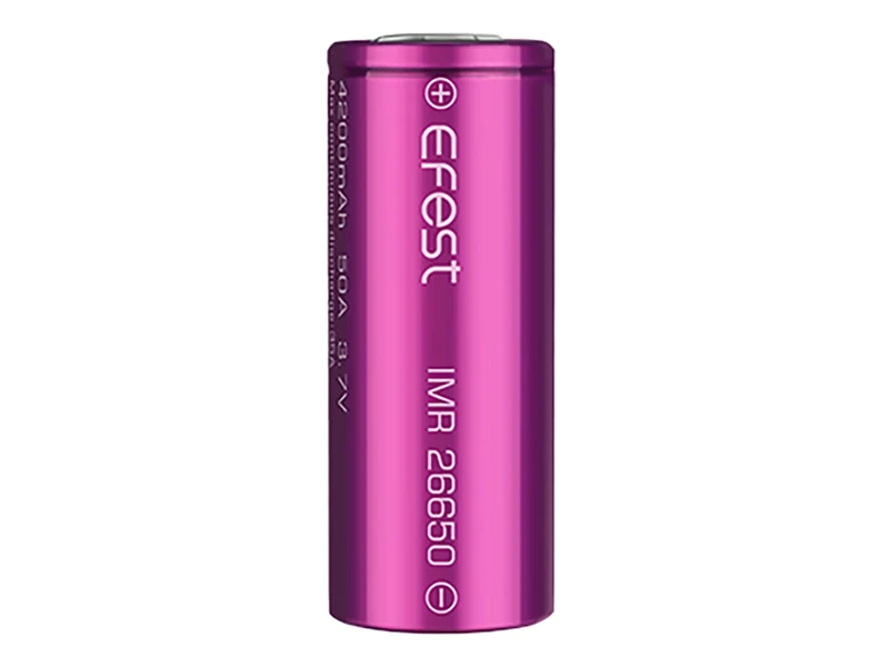 Efest Purple IMR26650 mit 4200mAh, 3,7V, Li-Ion-Akku (High Drain)