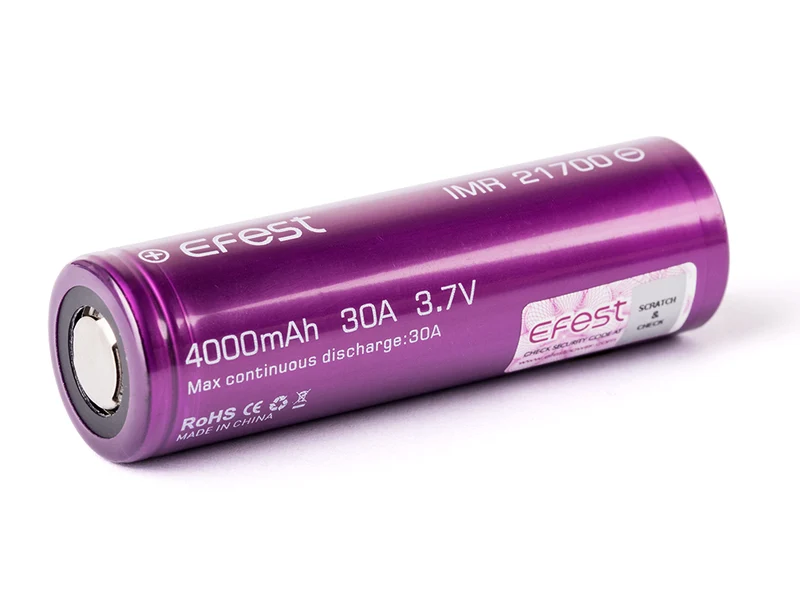 Efest IMR21700 - 4000mAh, Li-Ionen-Akku, 3,6V - 3,7V 30A