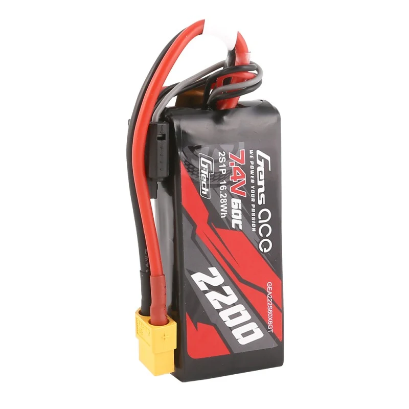 Gens Ace G-Tech 2S 2200mAh 7,4V 60C 2S1P Lipo Akku XT60