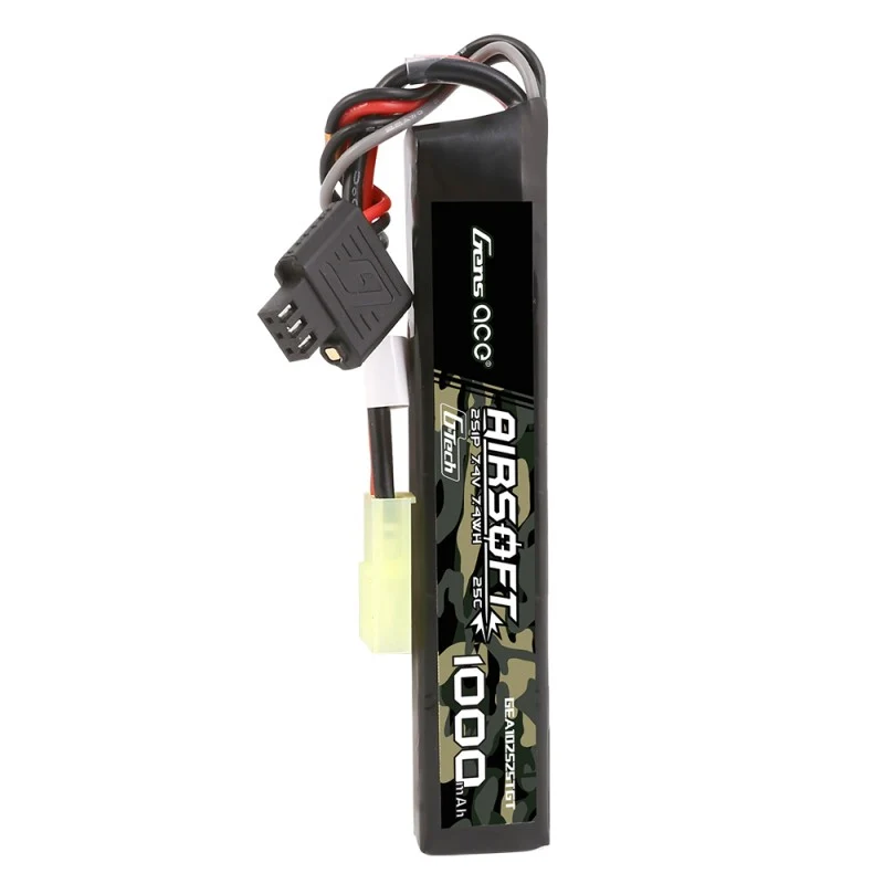 Gens Ace G-Tech 2S 1000mAh 2S1P 7,4V 25C Airsoft Lipo Mini Tamiya