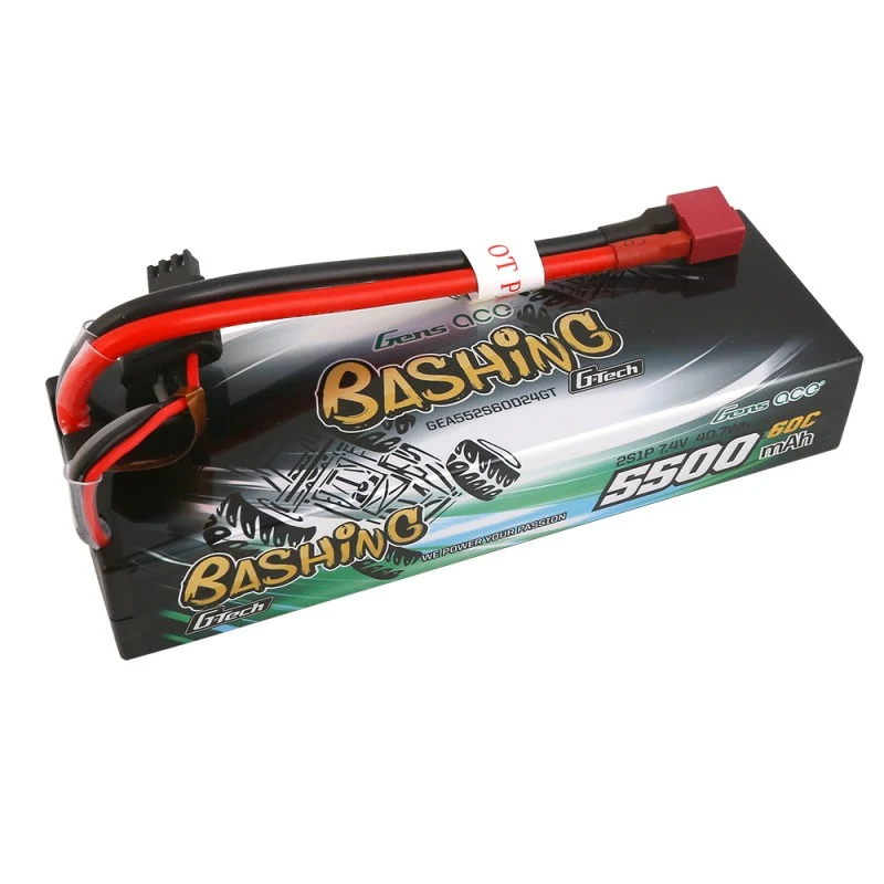 Gens Ace G-Tech 2S 5500mAh 7.4V 2S1P 60C Hardcase T-Stecker