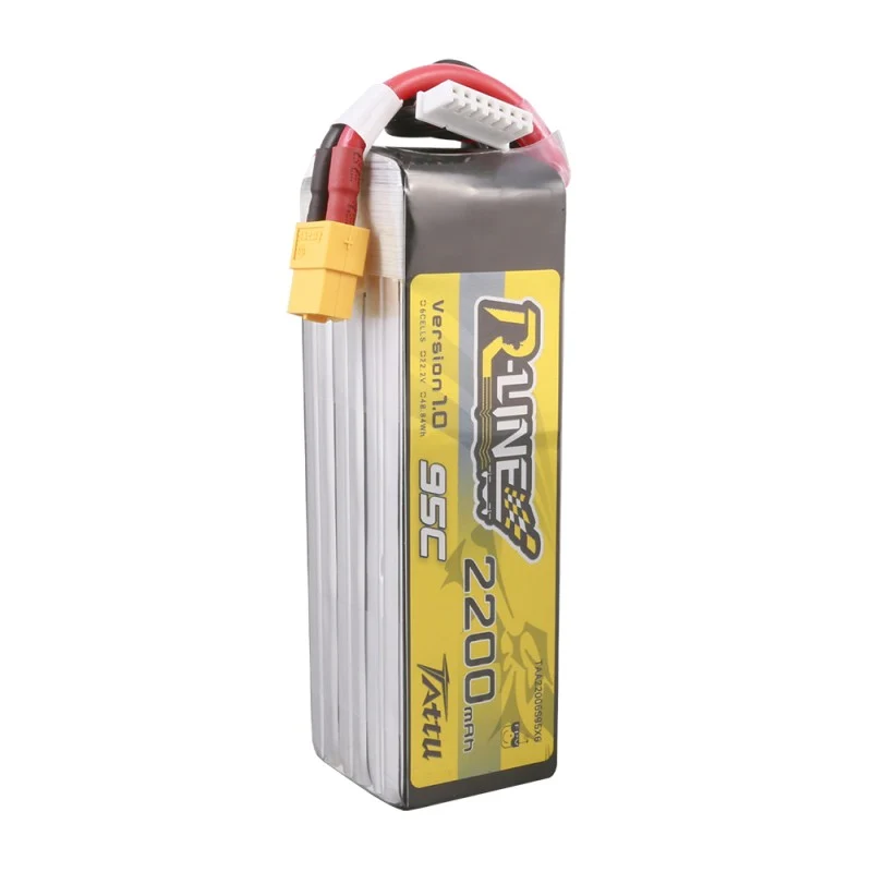 Tattu R-Line 6S 2200mAh 22,2V 95C Lipo-Akku XT60-Stecker