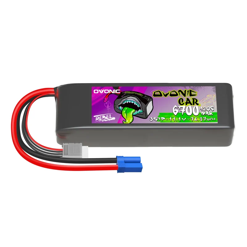 Ovonic Rebel 2.0 3S 6700mAh 120C 11,1V EC5