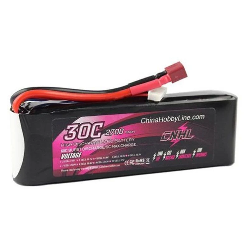 CNHL 5S 2700mAh 18,5V 30C Lipo-Akku mit T/Dean-Stecker
