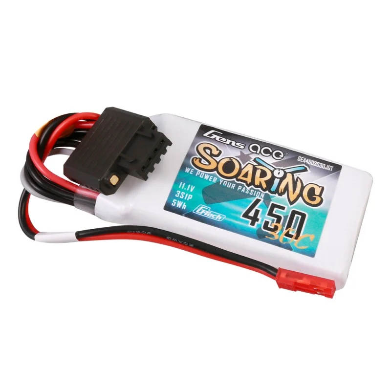 Gens Ace G-Tech Soaring 3S 450mAh 11,1V 30C JST-SYP
