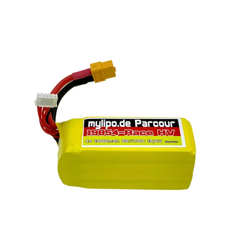 Mylipo 1900mAh 15,2V 4S HV 85C FPV Parcour XT60