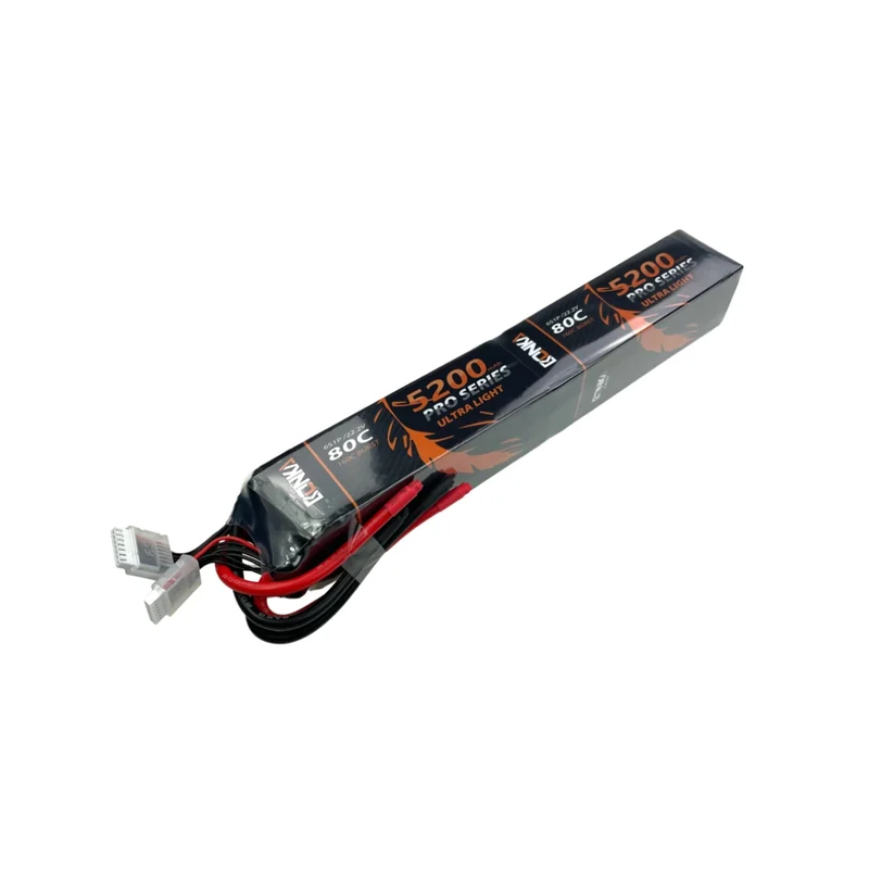 Mylipo Lipo-Akku 5200 mAh 44,4 V 12S 80C lang, geteilt