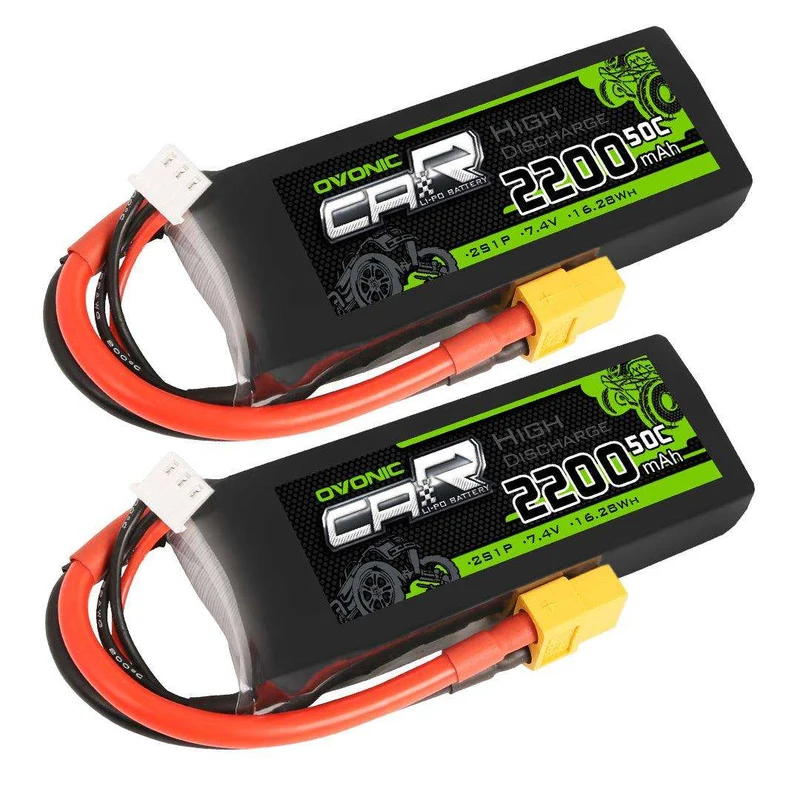 Ovonic Car 2S 2200mAh 7,4V 50C XT60 & Trx-Stecker (2 St.)